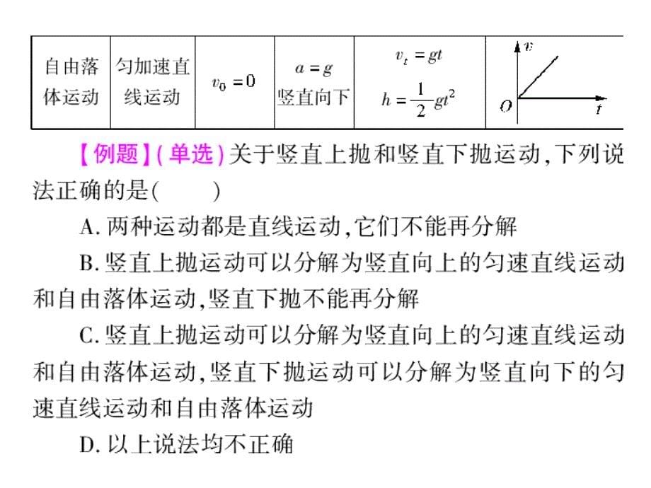 高一物理竖直方向的抛体运动_第5页