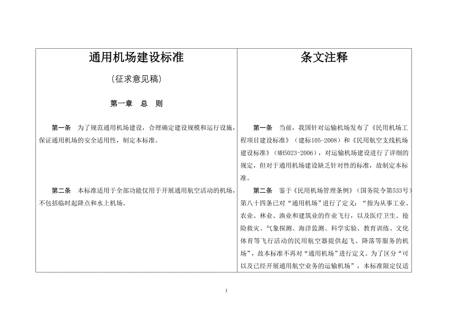 通用机场建设标准_第1页