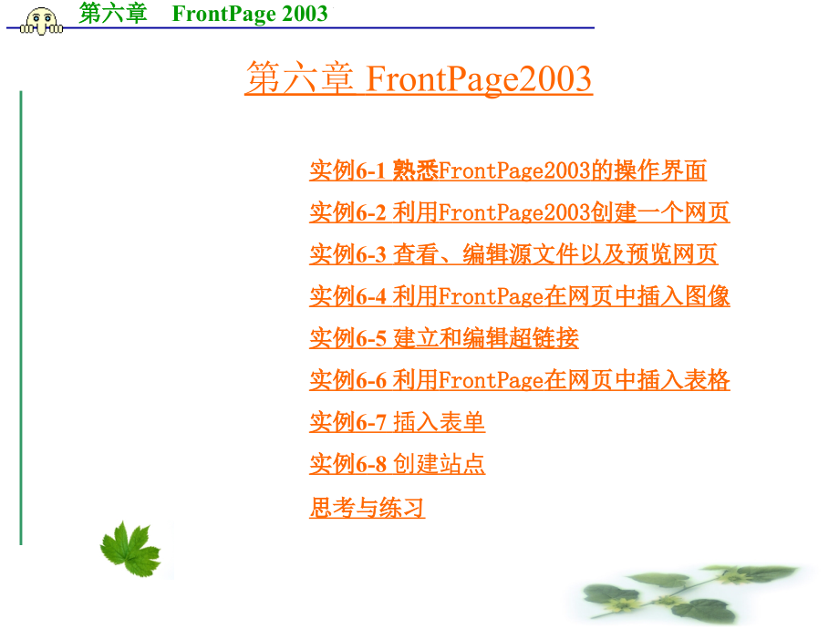 frontpage2003的教程详细_第1页