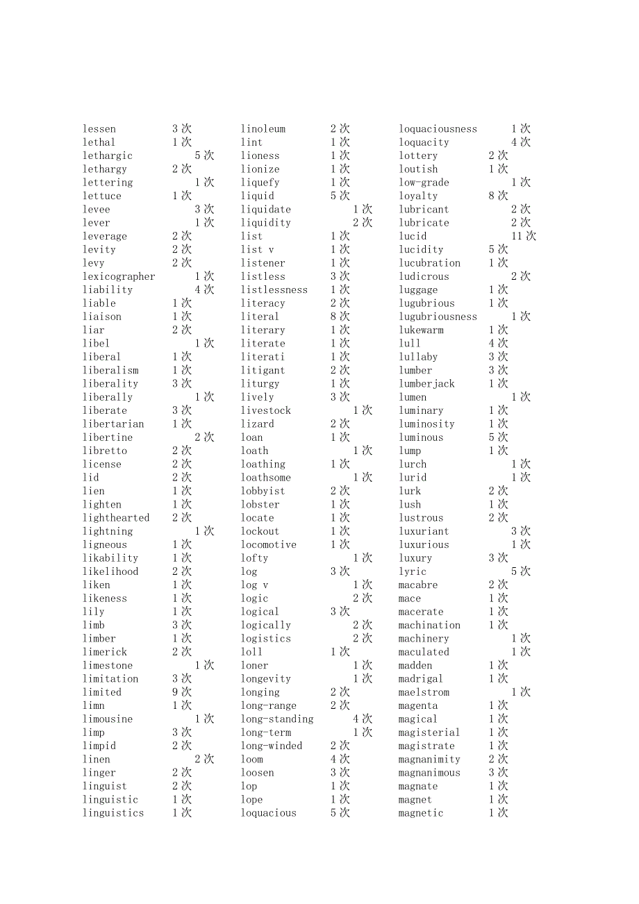 老俞2011考研词汇串讲文字材料(二)_第3页