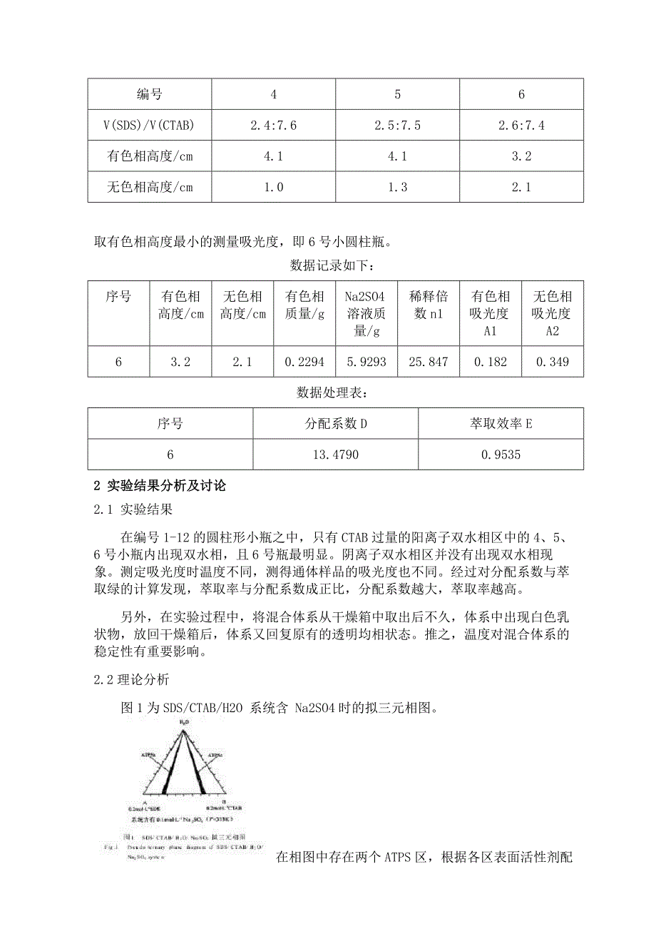 正负离子表面活性剂混合体系双水相性质的测定_第4页