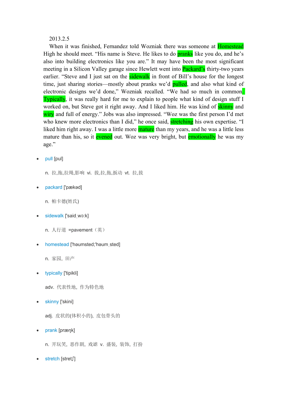 乔布斯,英文,笔记2013.2.5_第1页