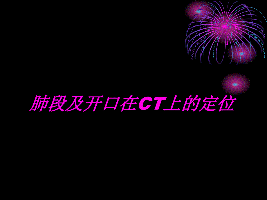 肺段及开口在ct上的定位_第1页