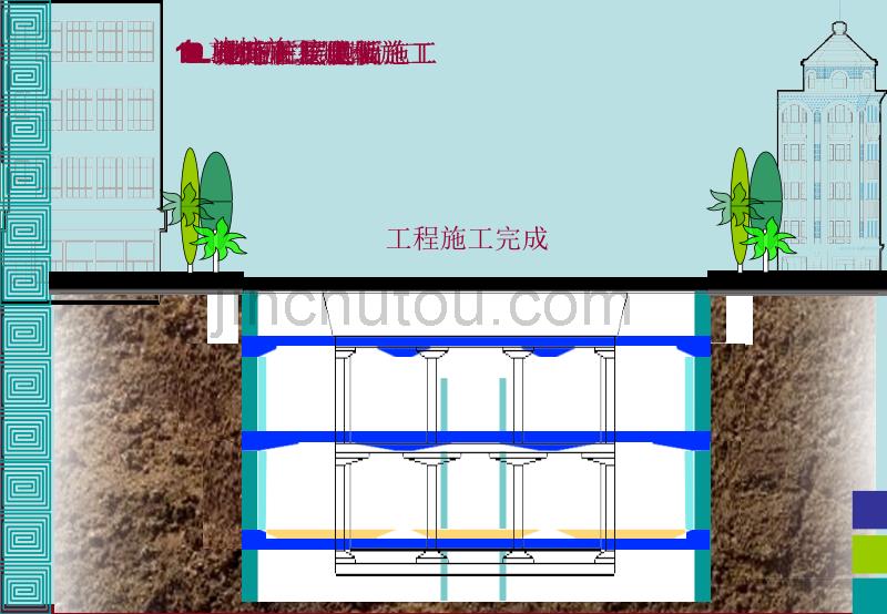 逆作法施工介绍动画演示_第2页