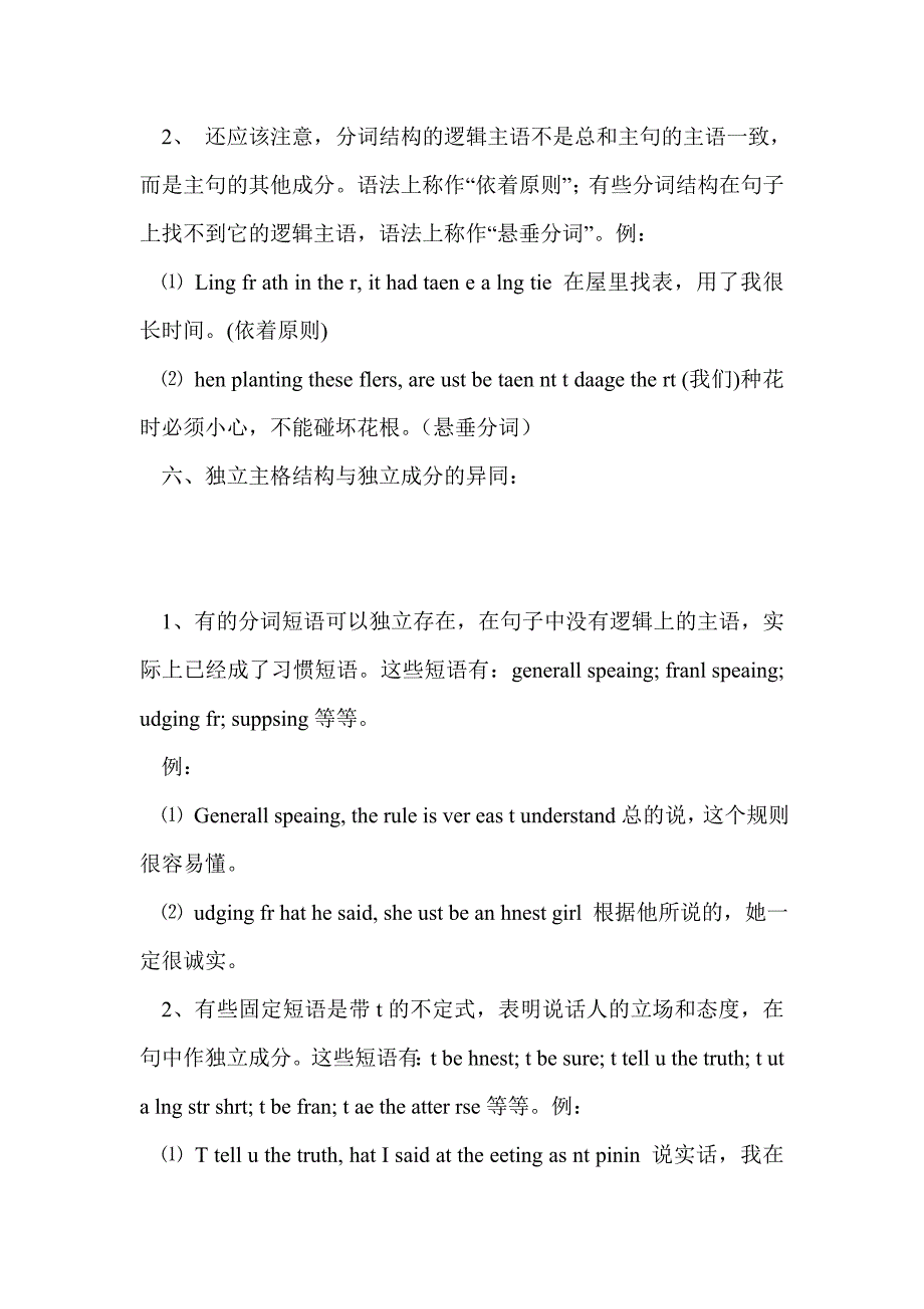 2010届高考英语独立主格结构_第3页