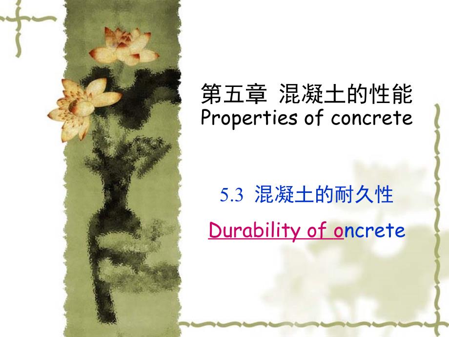 混凝土材料的耐久性.ppt_第1页