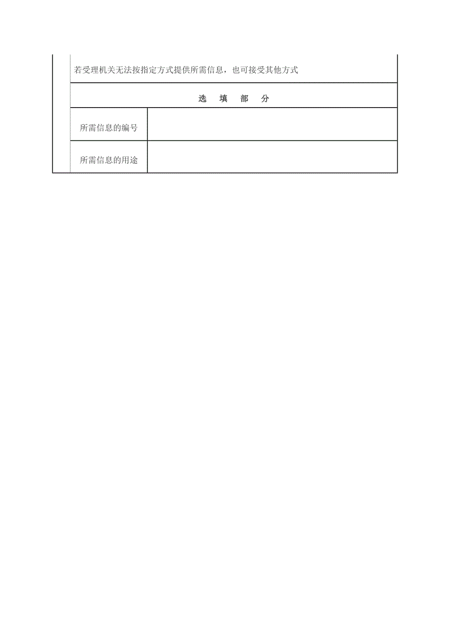 申请信息公开一次性告知书_第3页