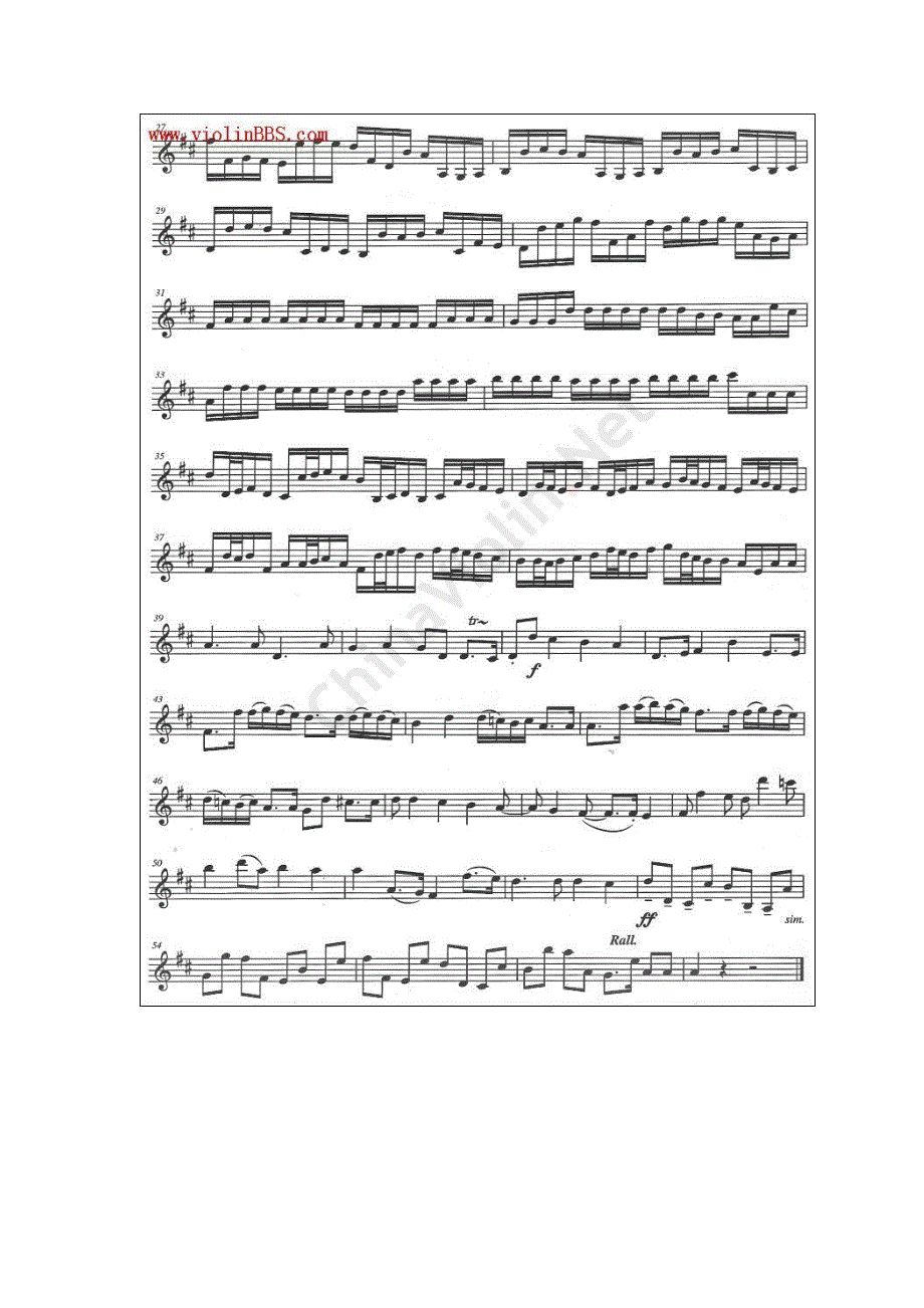 卡农小提琴独奏谱_第2页