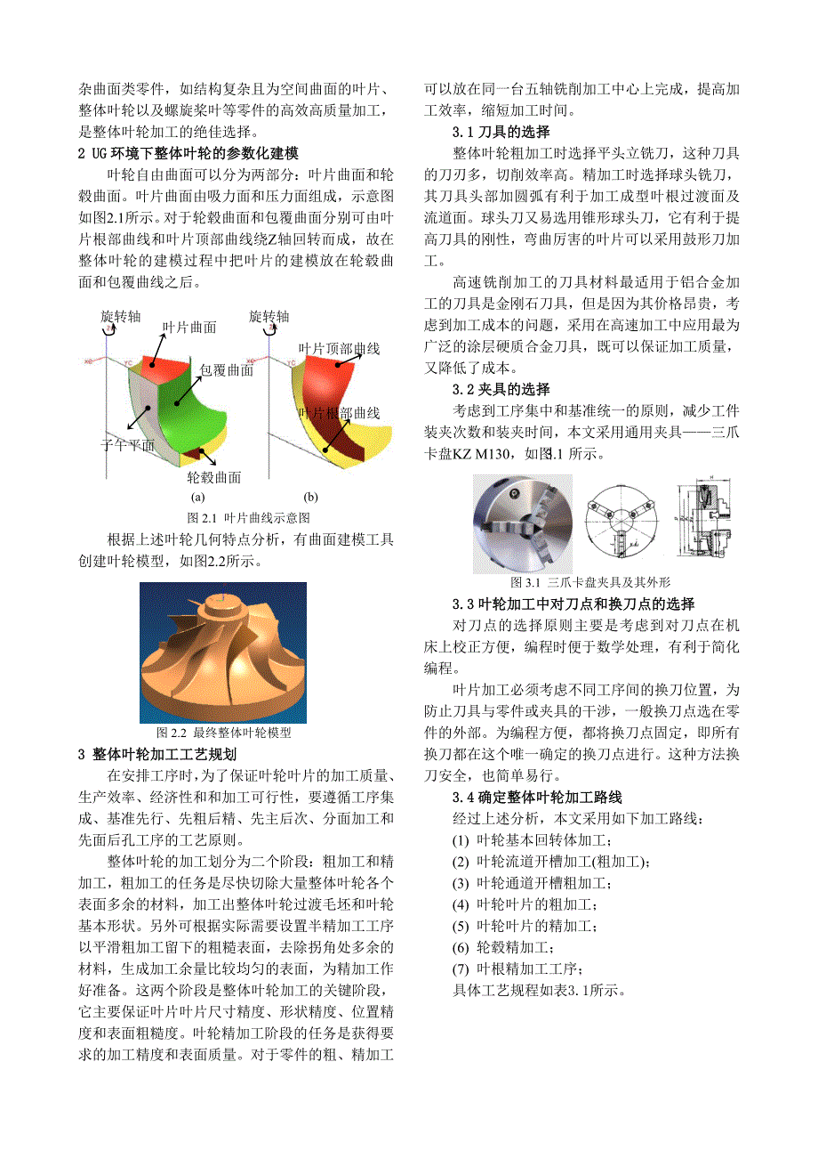 基于ug的叶轮高速铣削加工技术研究_第2页