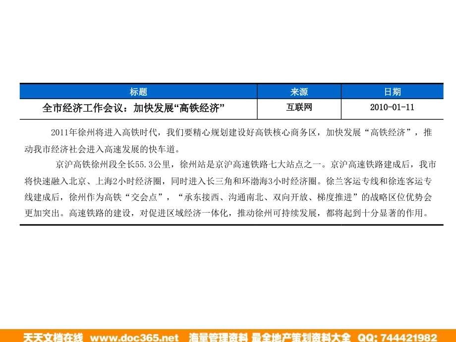 2010年1月徐州房地产市场研究报告_52页_新景祥_第5页