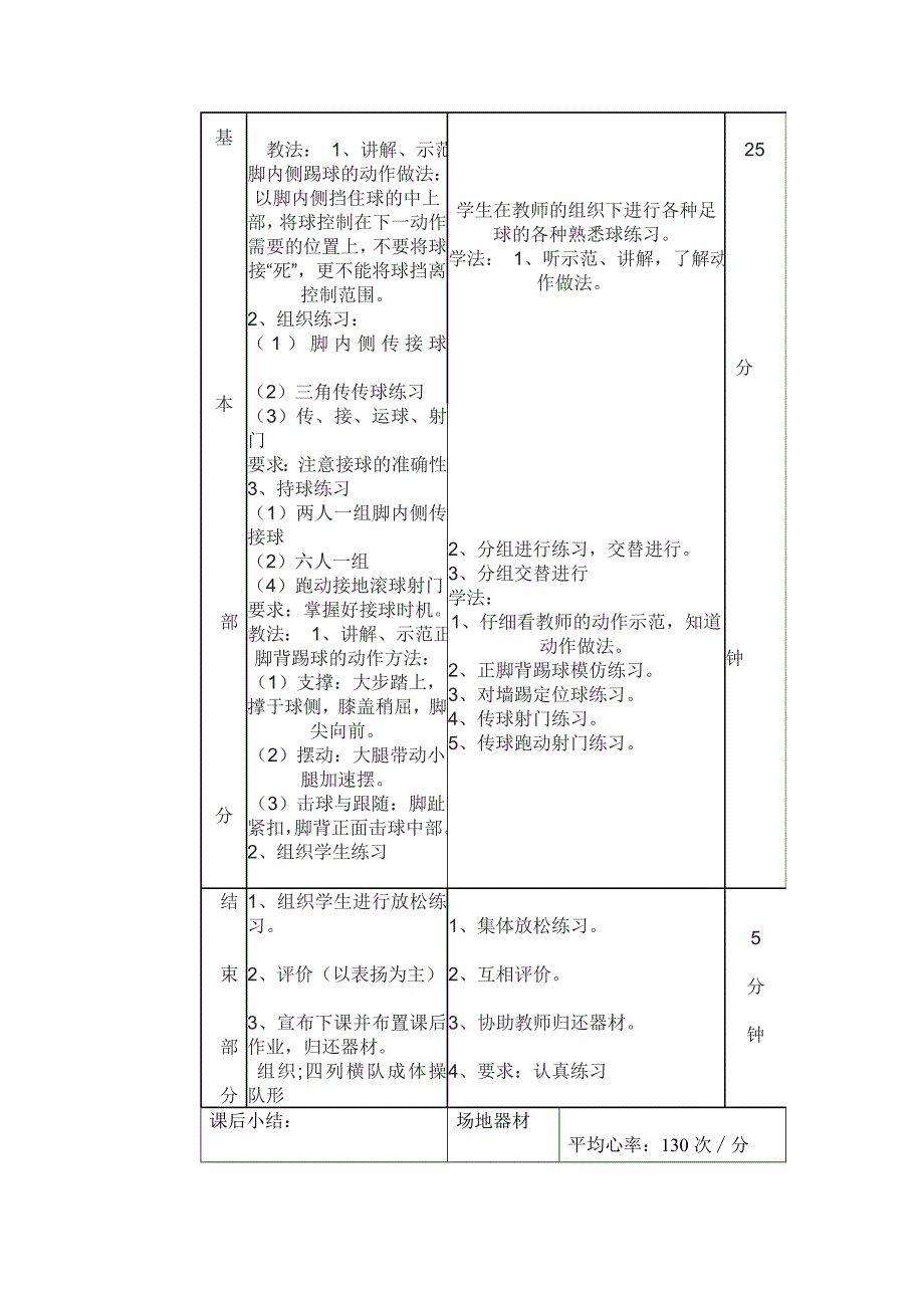 任选教材——脚内侧接地滚球╲t╲t 正脚背踢球 初一体育ppt课件教案 人教版_第2页