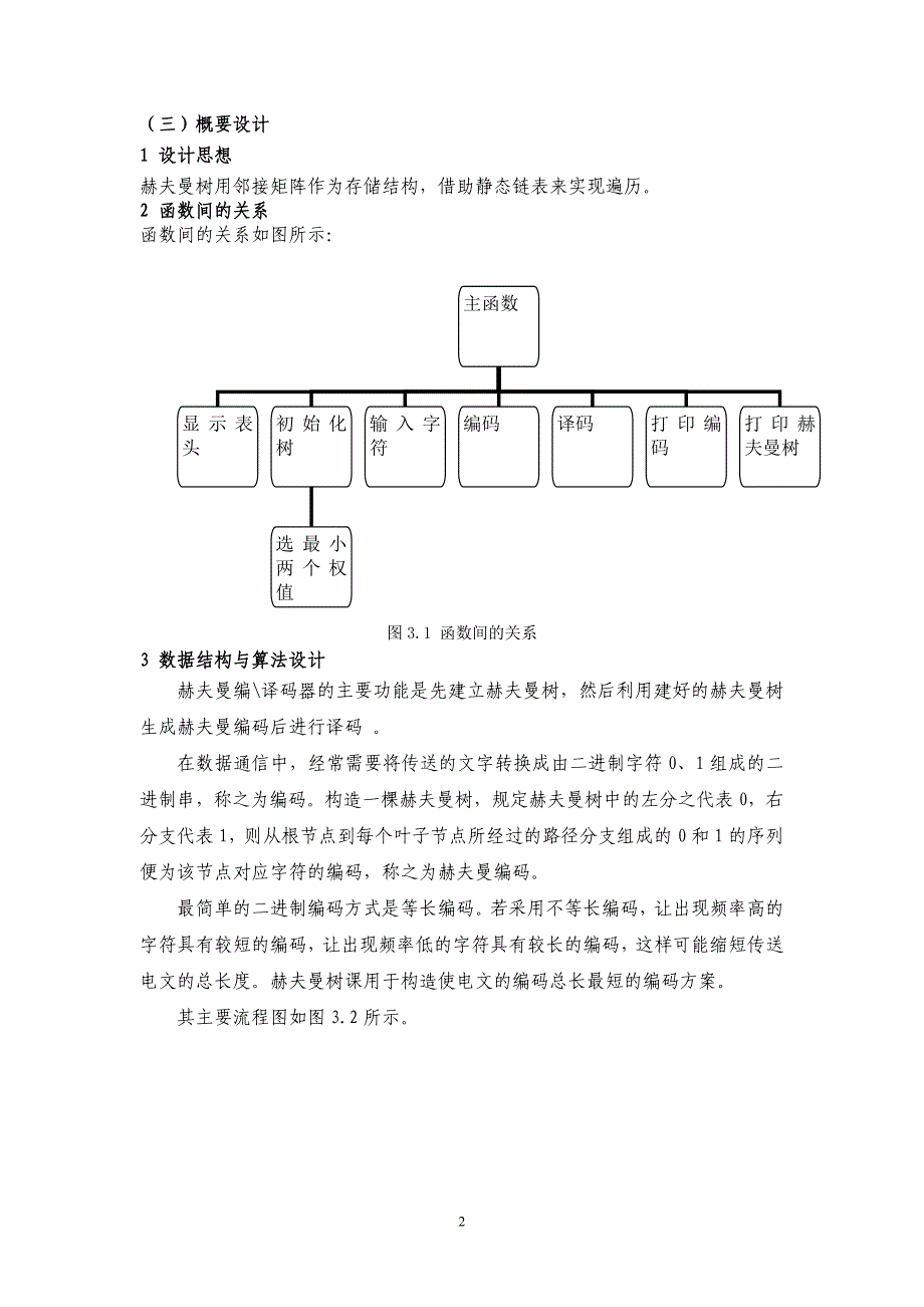 哈夫曼树_数据结构课程设计_第4页