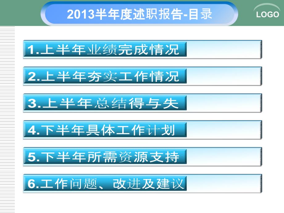 房地产开发公司成本部半年度述职报告ppt模板_第2页