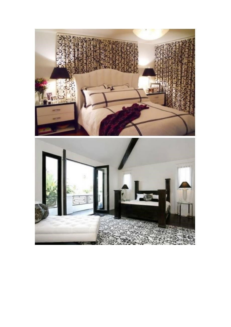 贵阳保利公园2010卧室装修效果图 让你喜欢的黑白完美搭配_第5页