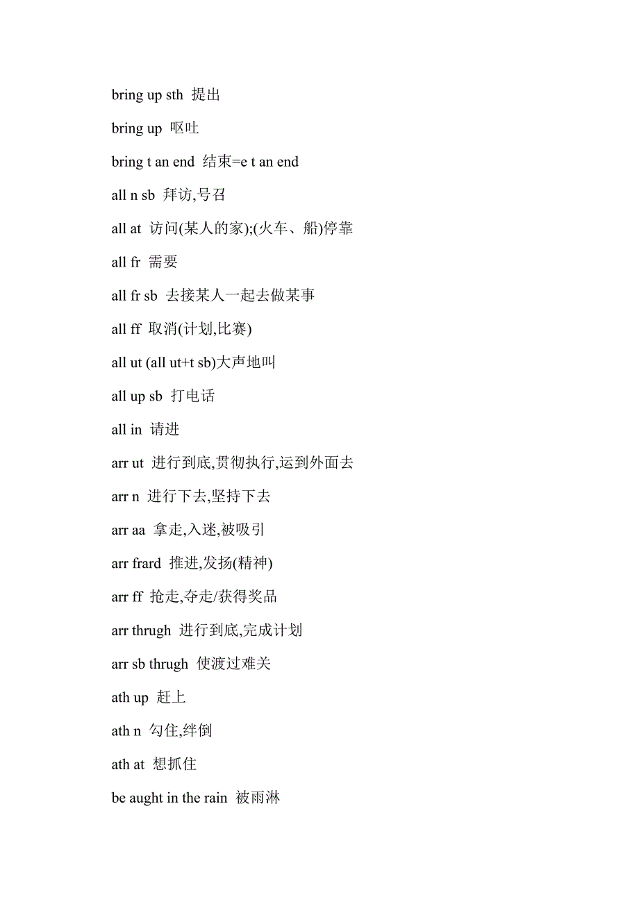 2011届高考英语必备词组复习_第2页