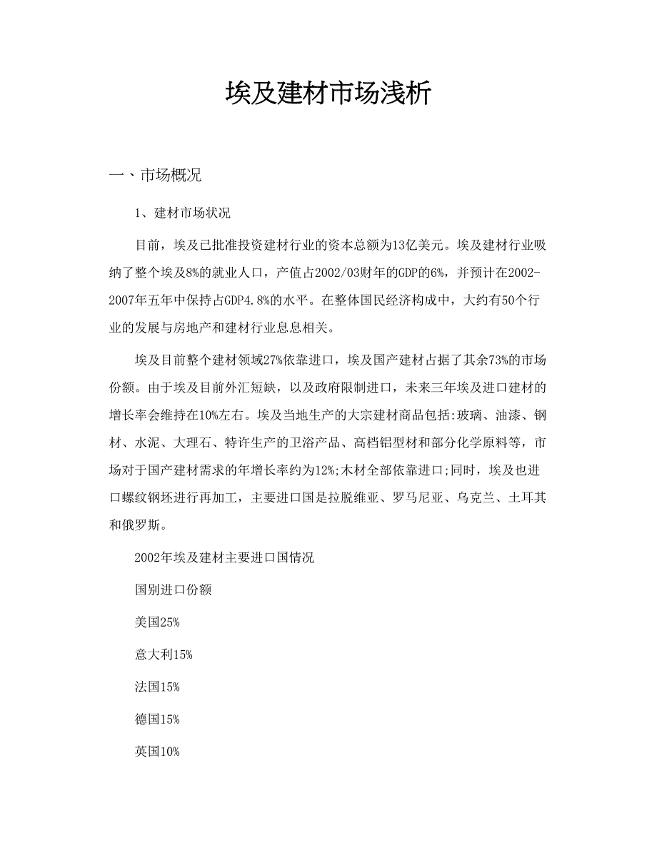 埃及建材市场浅析_第1页