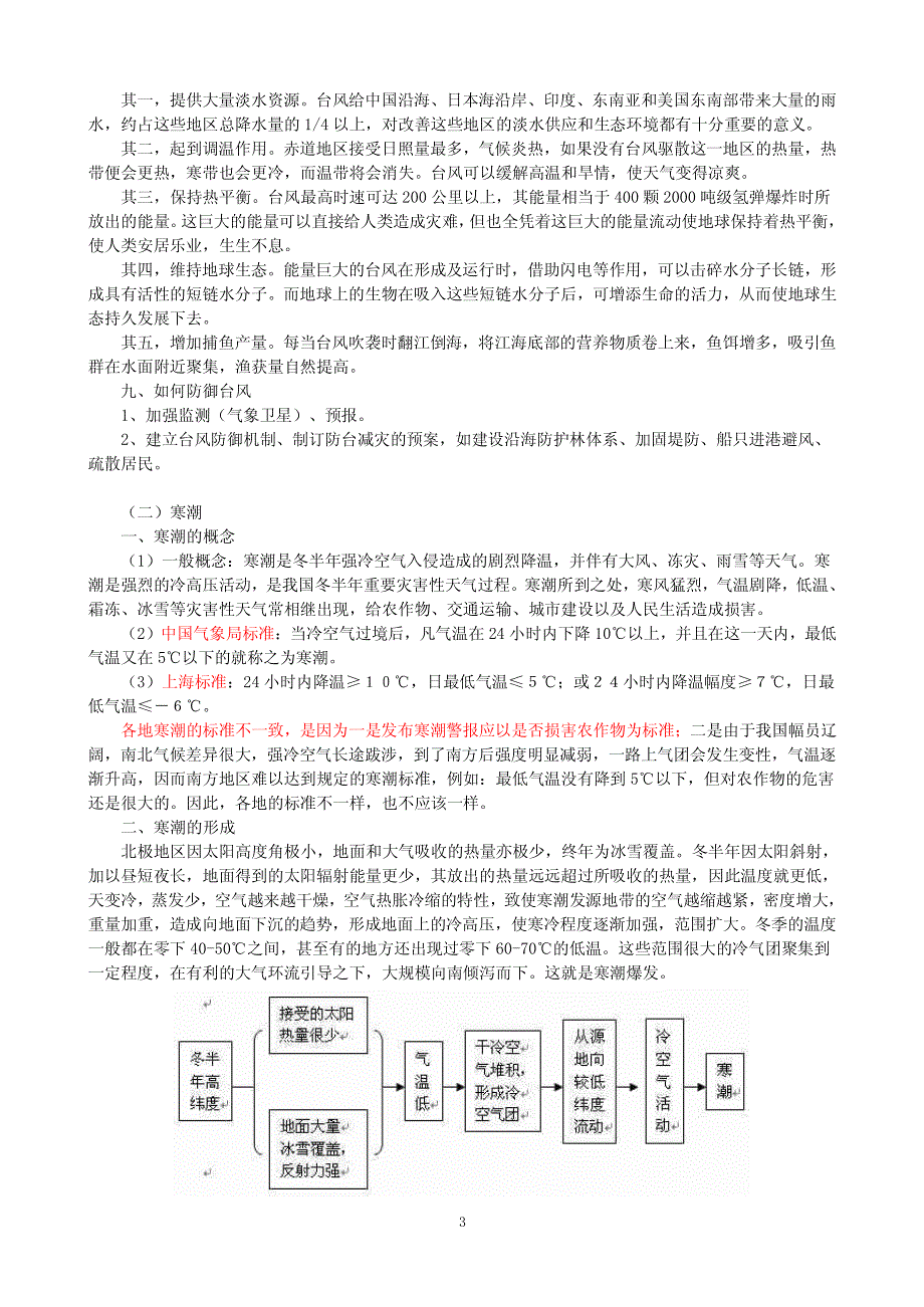 专题11 台风寒潮梅雨知识梳理_第3页