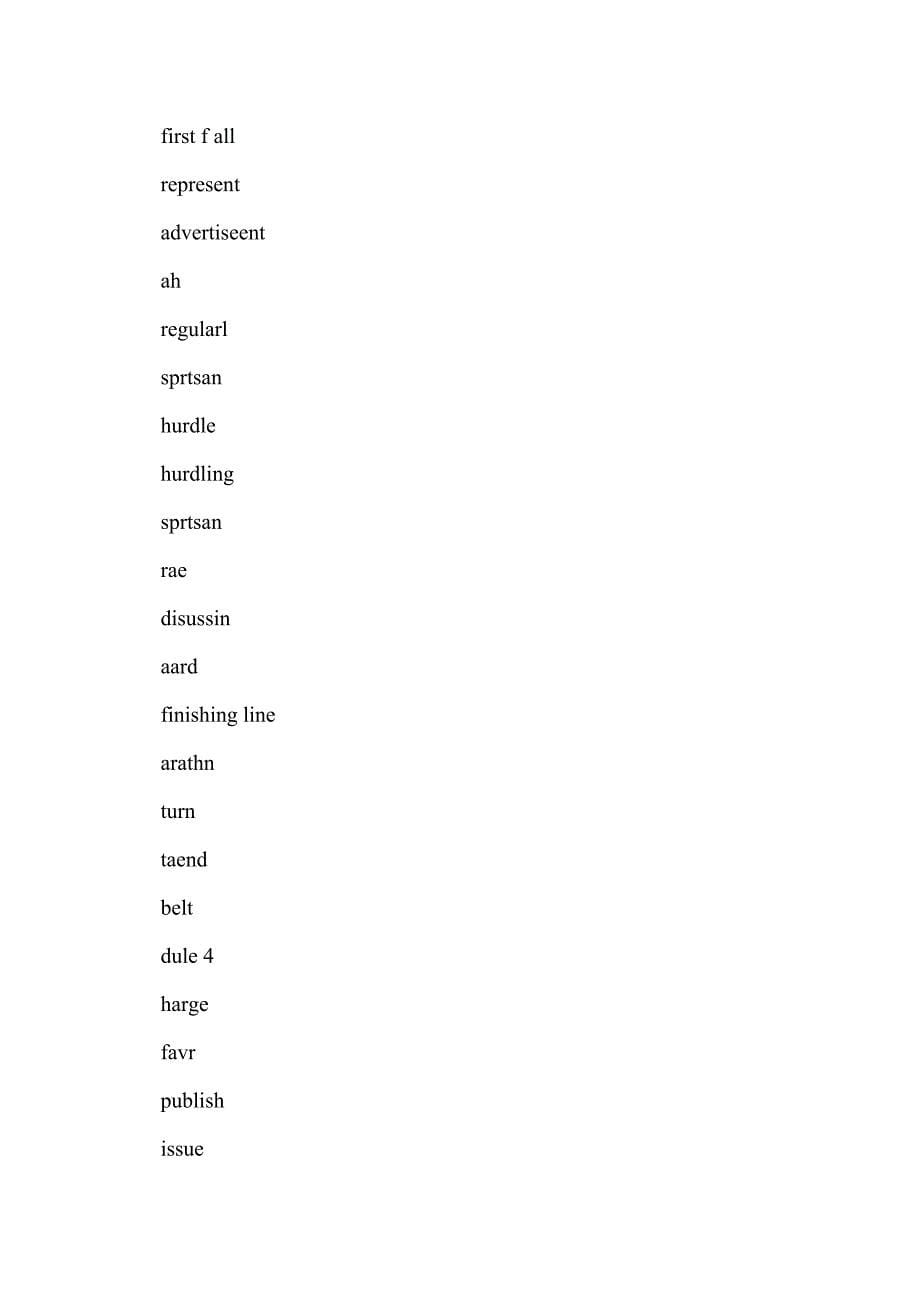 九年级上英语单词表（外研打印版）_第5页