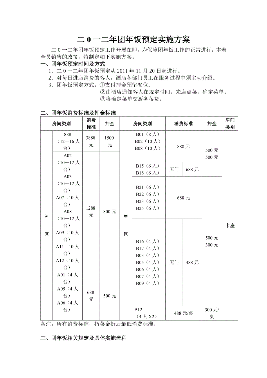 团年饭预定方案.doc_第1页