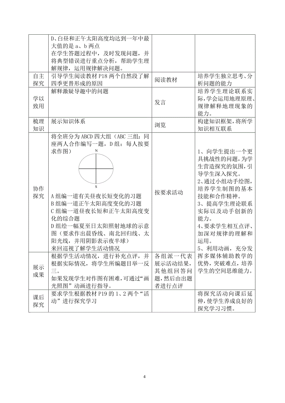 ╲〞地球公转的地理意义╲〞教学设计_第4页