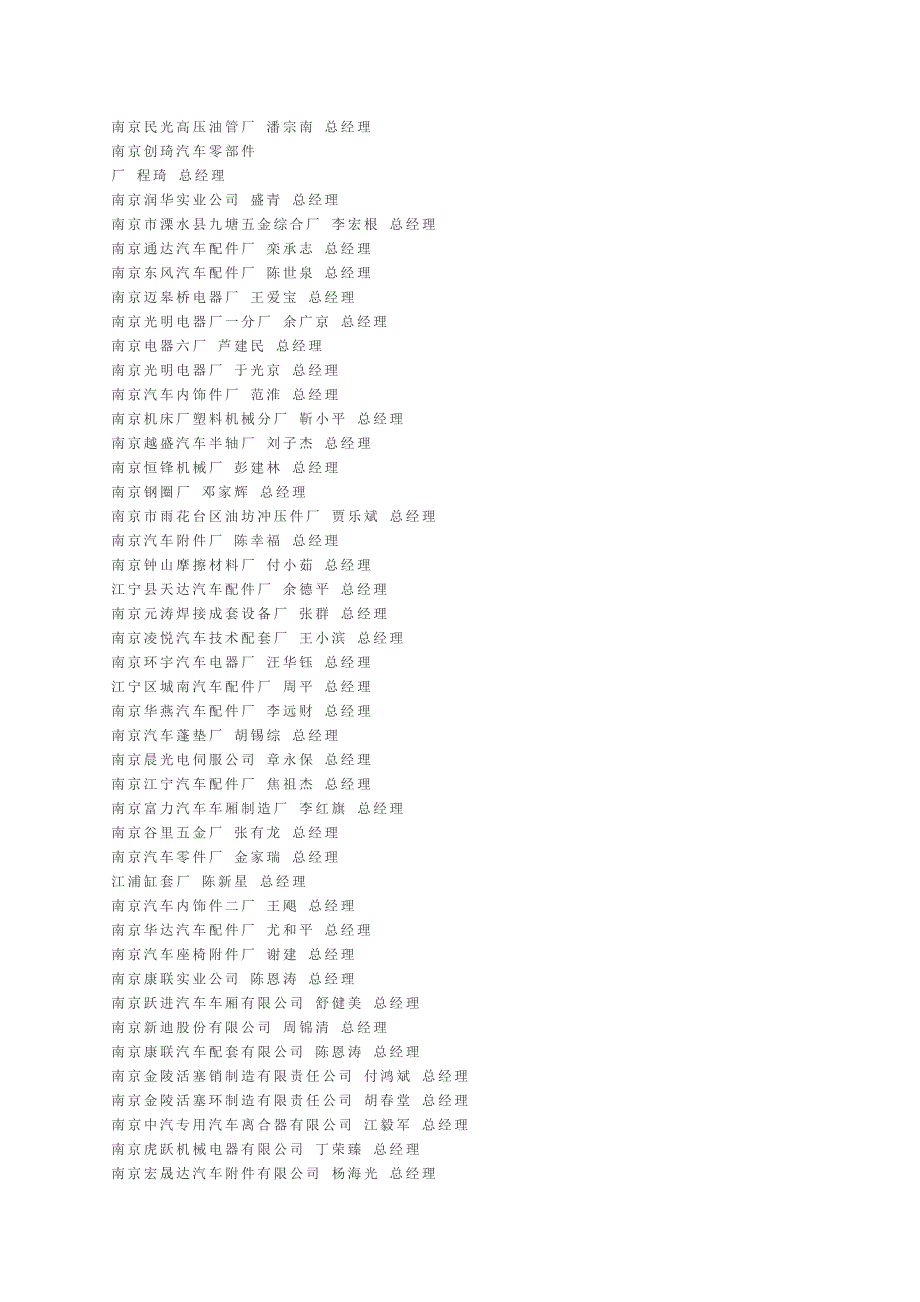 中国汽车整车及零部件企业名江苏_第2页