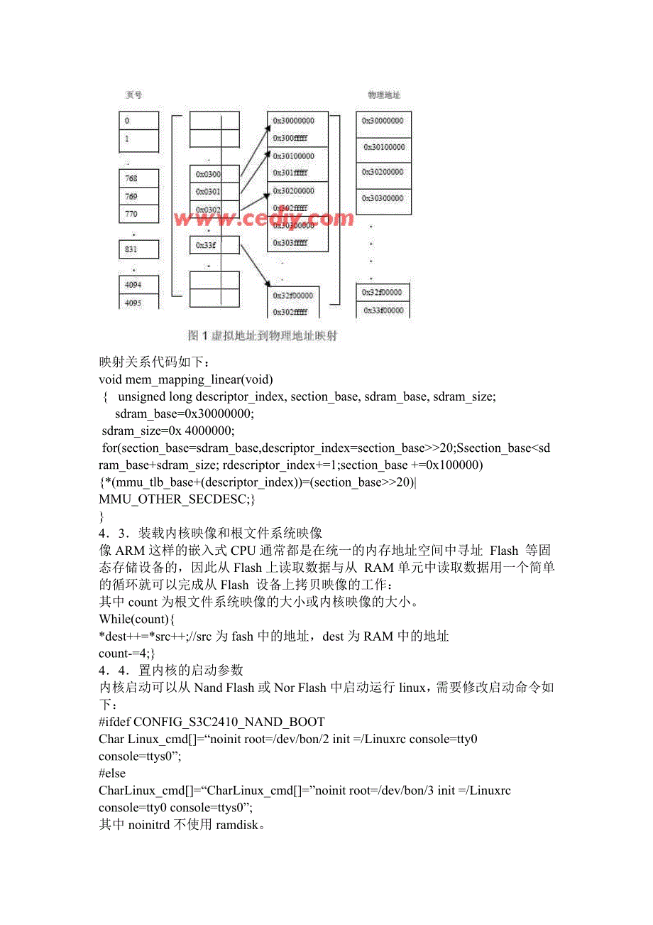 基于arm920t和嵌入式linux的bootloader设计_第4页