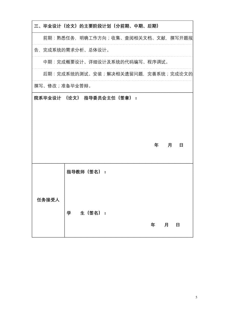 图书馆管理系统的设计与实现毕业过程管理材料_第5页