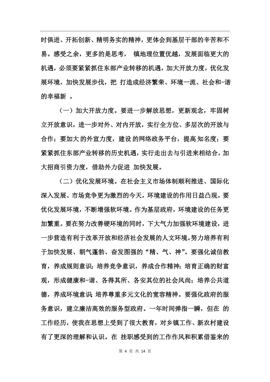 干部挂职锻炼工作总结_第4页