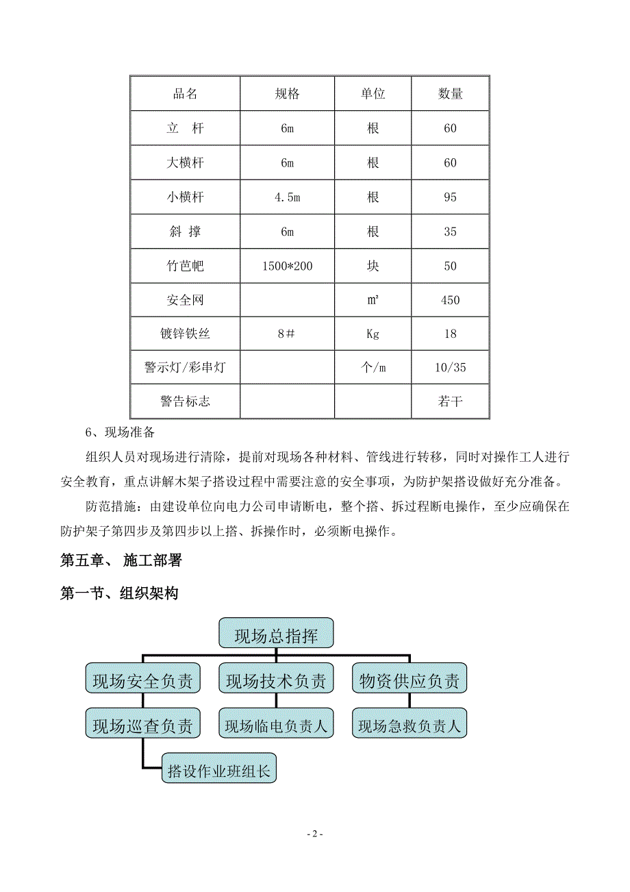 10kV高压线防护施工方案_第4页