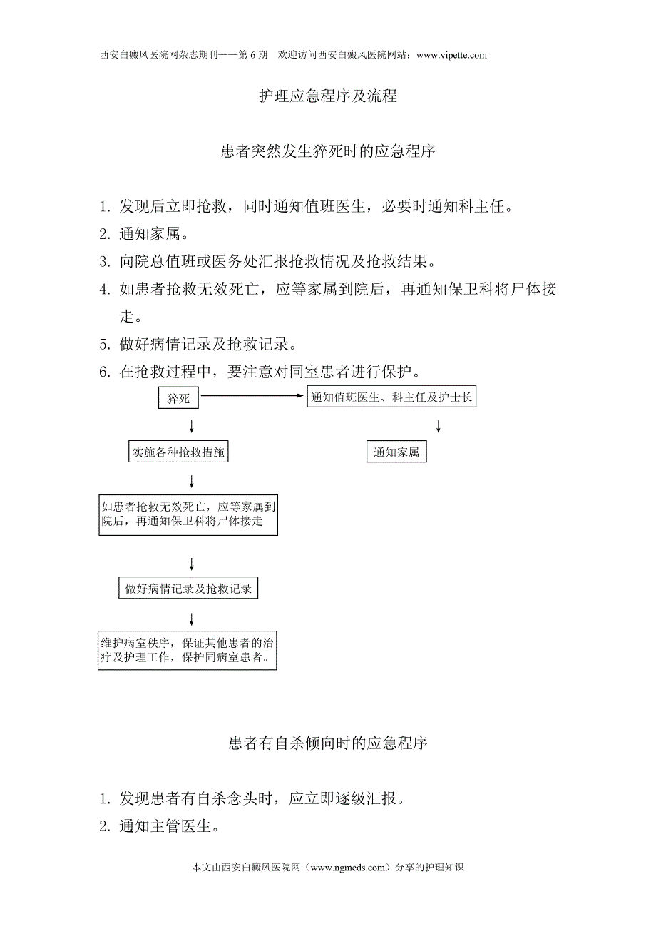 护理应急程序及流程_第1页