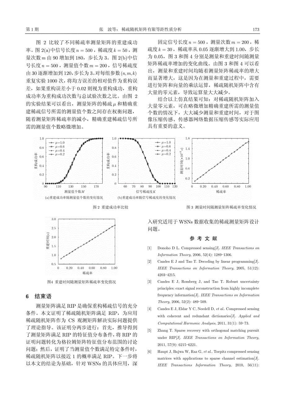 稀疏随机矩阵有限等距性质分析_第5页