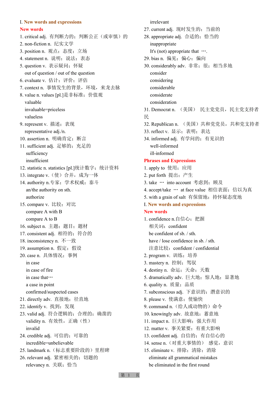 2012年版英语二(00015)单词解析_第1页