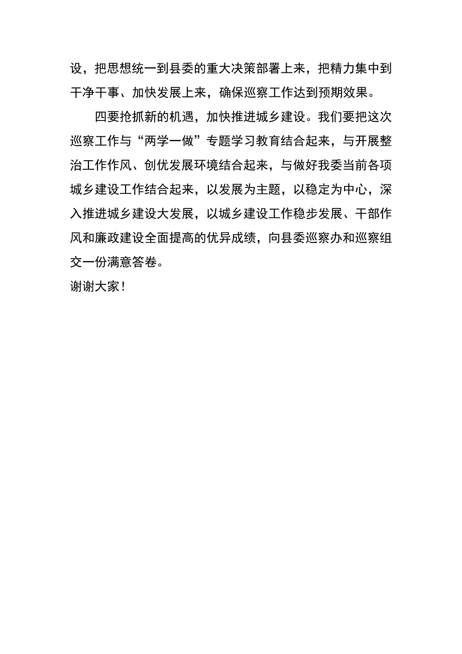 建设局副局长在县委巡察工作动员会上的表态发言_第3页