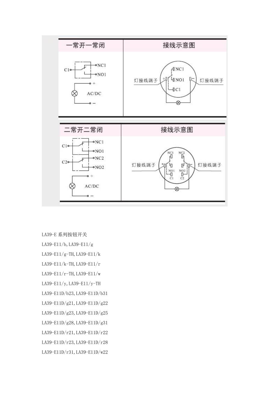 LAE系列按钮手册_第4页