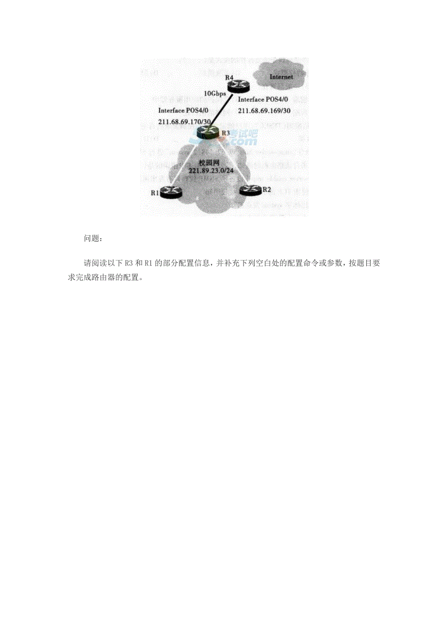 2017年9月计算机三级网络技术考试强化题及答案_第3页