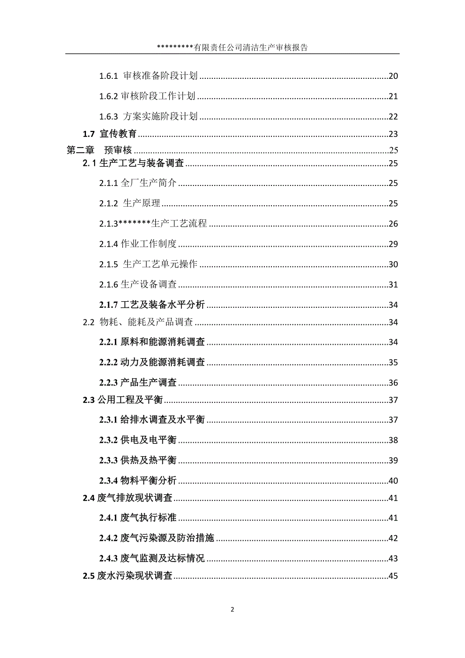 润丰公司清洁生产审核报告_第2页