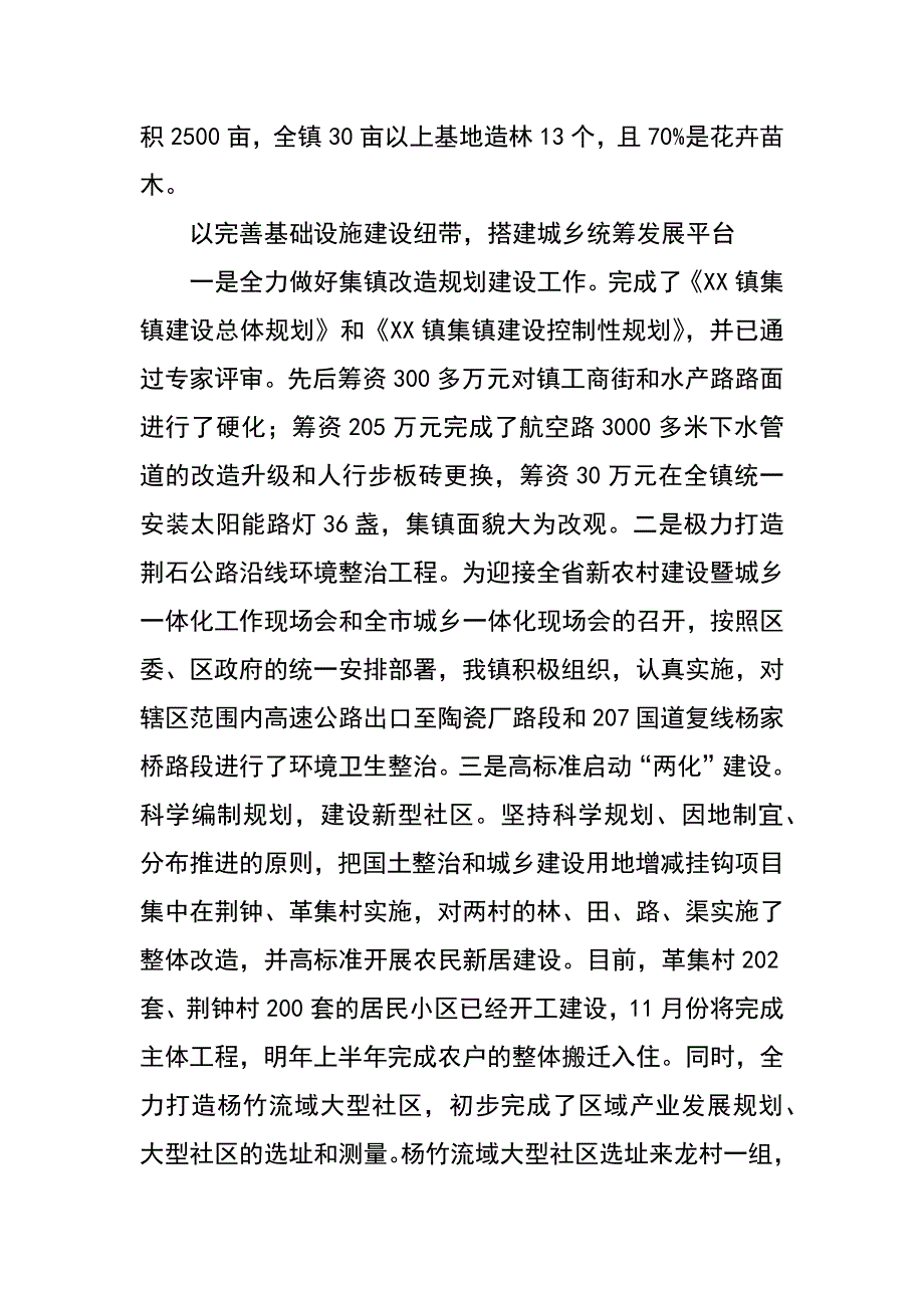 xx某镇党委副书记述职述廉报告_第4页