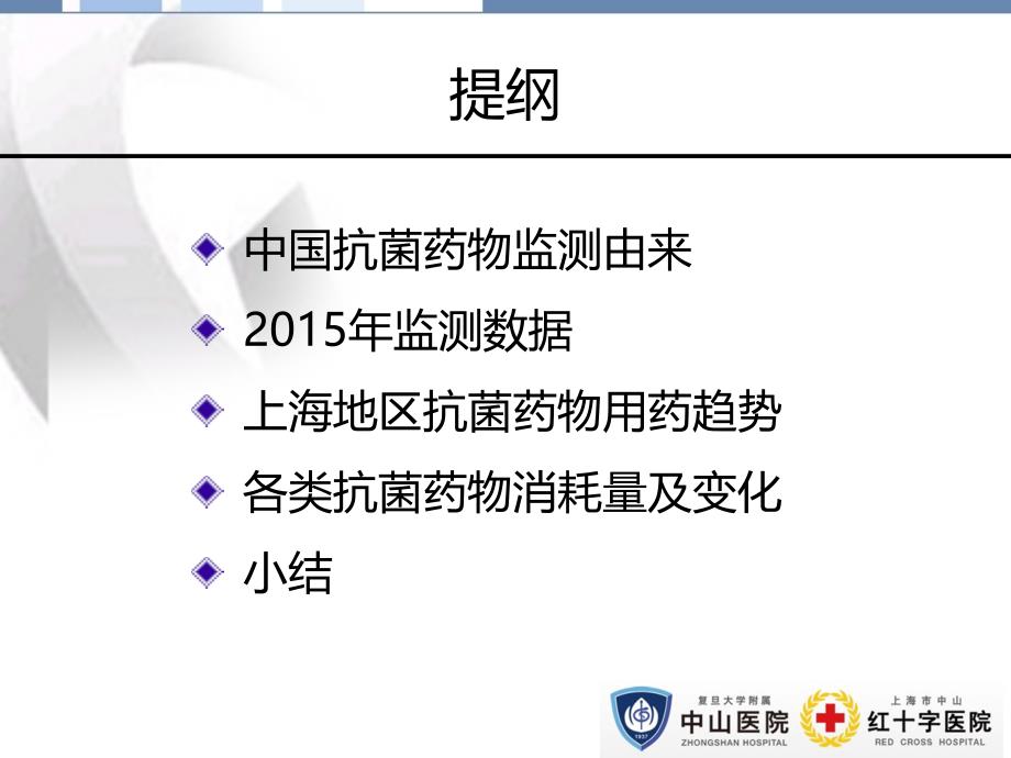 上海市抗菌药物临床应用监测报告2016_第2页