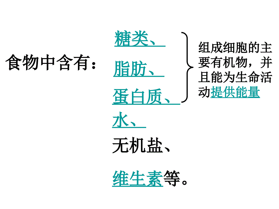 七年级生物食物中的营养_第2页