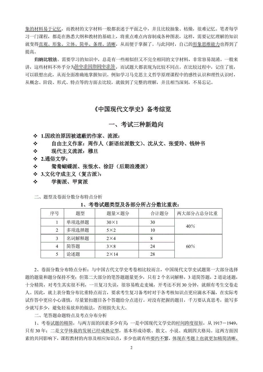 自考教案中国现代文学史_第2页