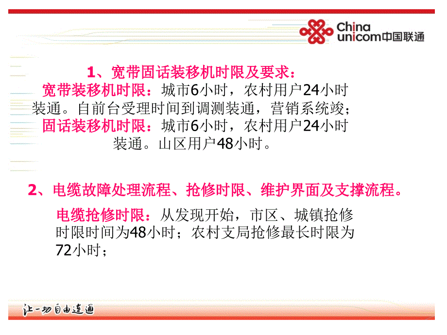 中国联通省公司调研相关要点_第2页