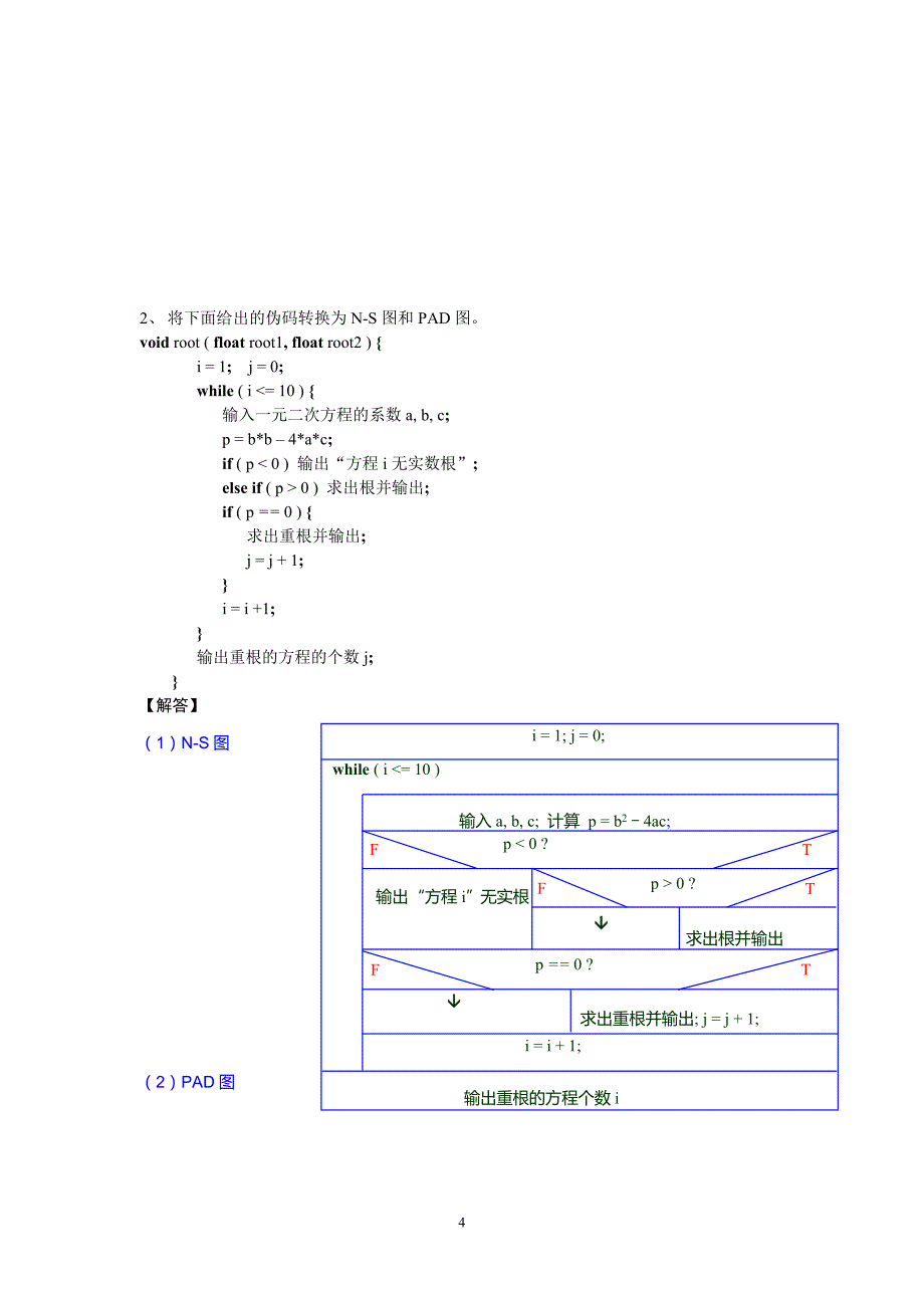 软件工程考试试题(含答案)3_第4页