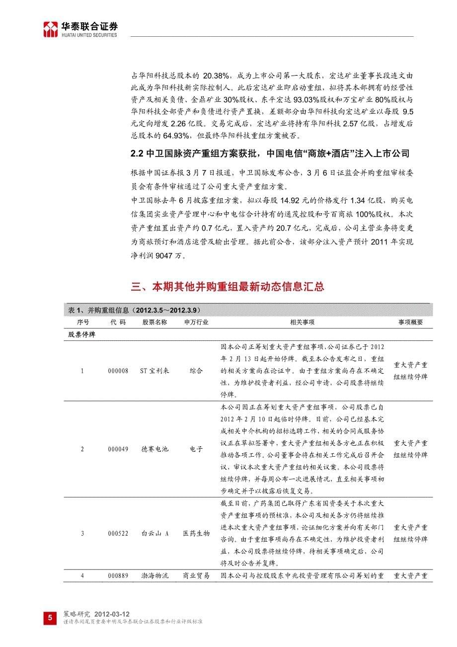 凤凰股份履行承诺,置入南京证券股权_第5页