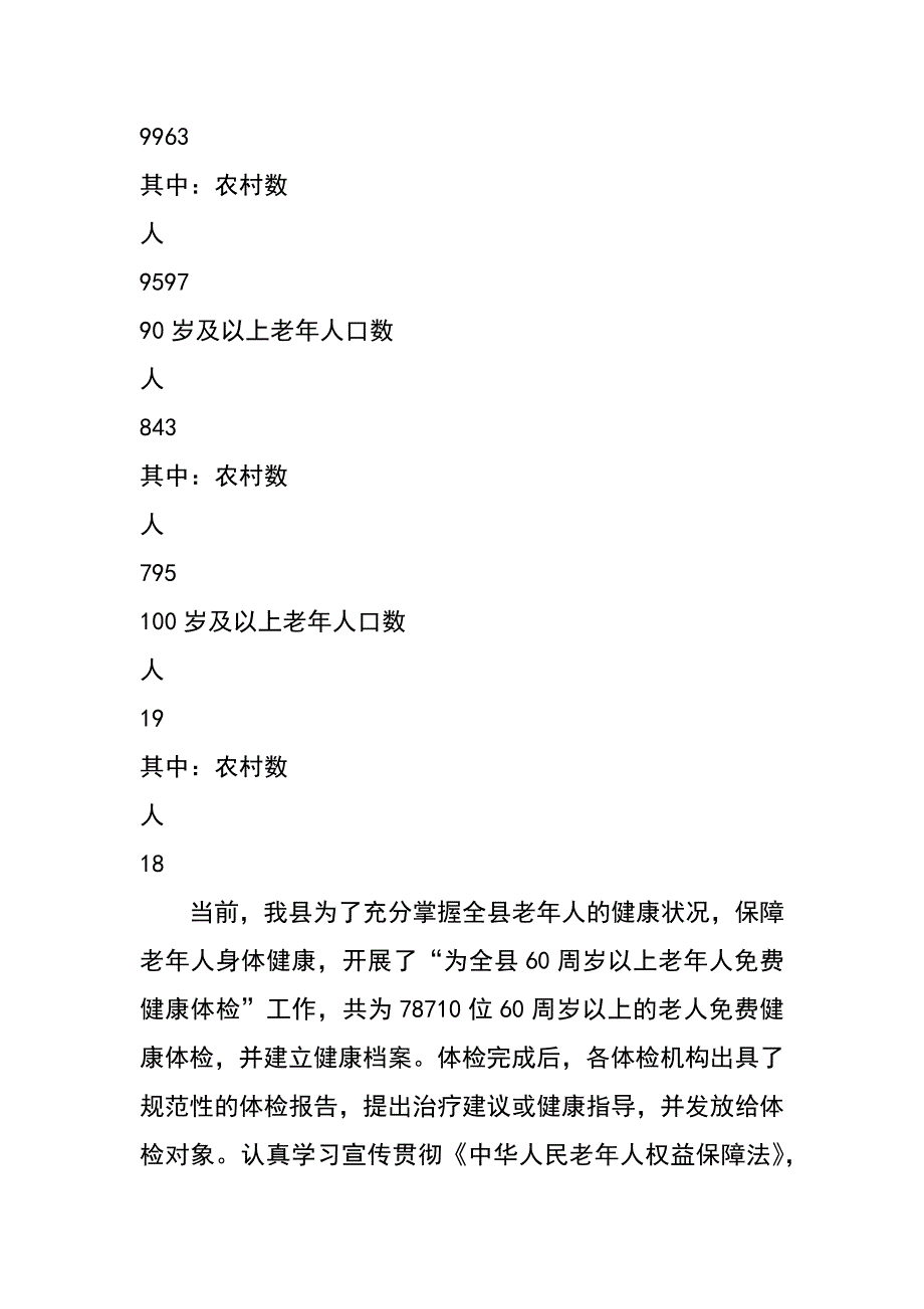 某县老有所医情况调研报告_第3页