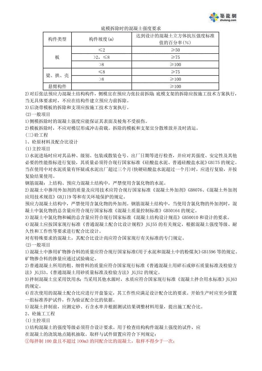 独立柱基础施工方案_第5页