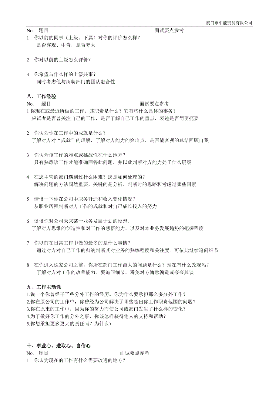 第一次面试常用问题汇总_第4页