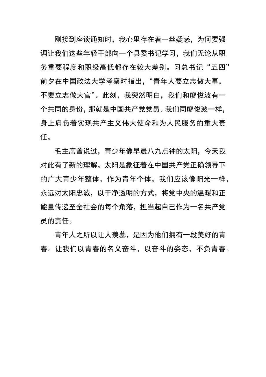 编办信息中心五四青年节座谈会发言稿_第3页