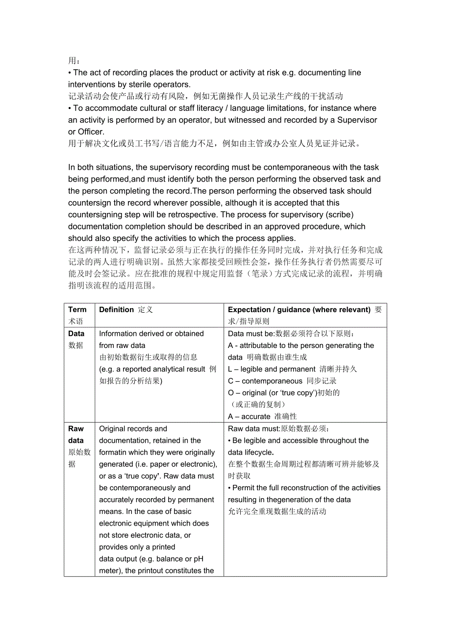 mhra gmp data integrity 中英文_第4页