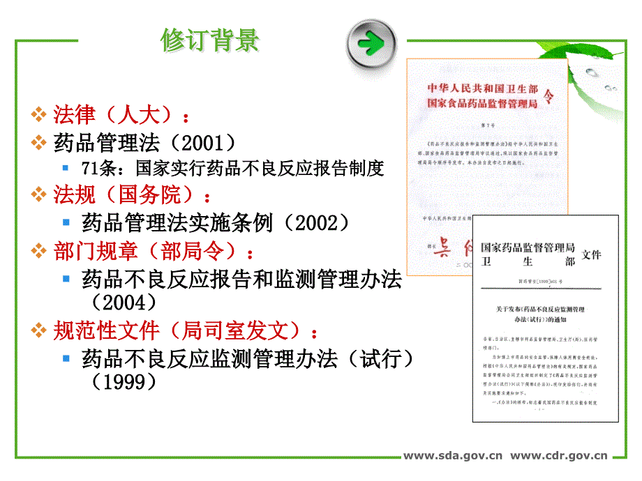 《药品不良反应报告和监测管理办法》主要修订内容简介_第3页