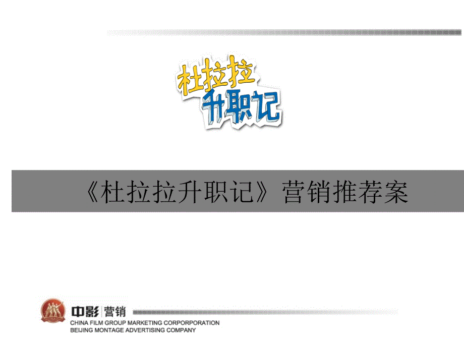 杜拉拉升职记市场营销策划全案_第1页
